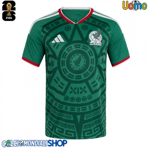 Maglie da calcio Messico Prima Maglia Mondiali 2026  Manica Corta
